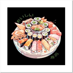 Yummy Sushi Anime Food Posters and Art